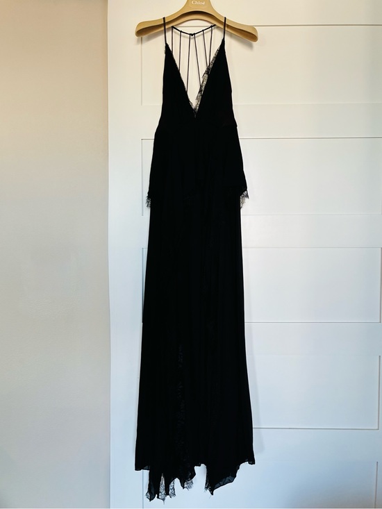 Haute Hippie Dresses & Skirts - Haute Hippie S Black Lace Maxi Slip Dress